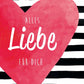 Goldkarte Liebe "love" - (1g - 5g)