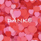 Goldkarte Danke "many hearts" - (1g - 5g)