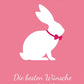 Goldkarte Ostern "pink Rabbit" - (1g - 5g)