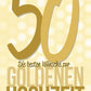 Goldkarte Hochzeit "golden 50 years" - (1g - 5g)