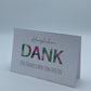 Goldkarte Danke "from the heart" - (1g - 5g)