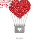 Goldkarte Liebe "heart in heart" - (1g - 5g)