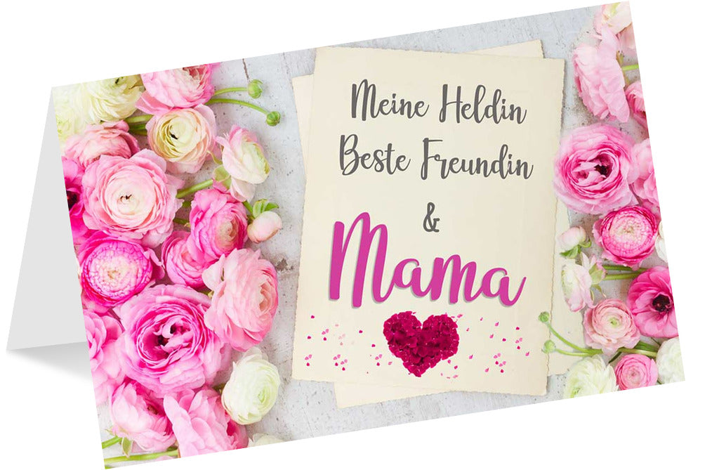 Goldkarte Muttertag "hero" - (1g - 5g)